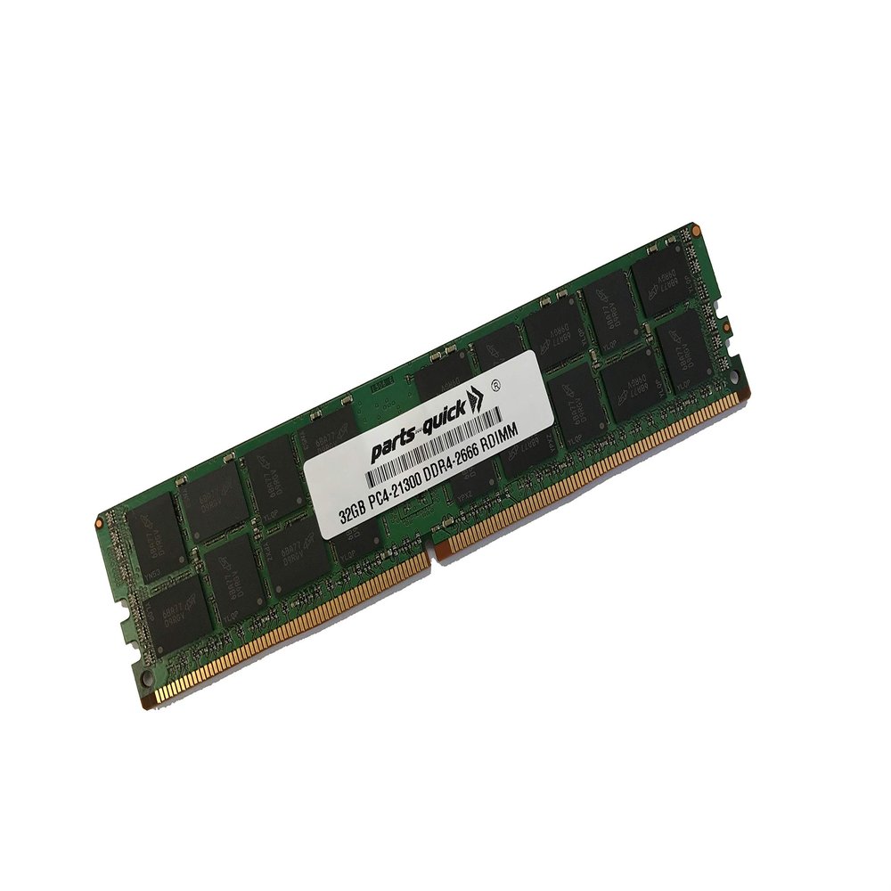 parts-quick 32GB Memory for Gigabyte R292-4S0, R292-4S1 Server (MRQ2-4S0) DDR4 2666MHz PC4-21300 ECC RDIMM