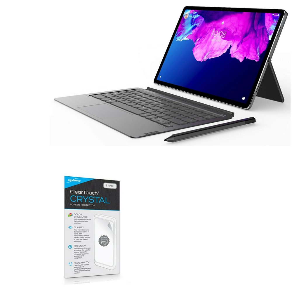BoxWave Screen Protector Compatible with Lenovo Tab P11 Pro - ClearTouch Crystal (2-Pack), HD Film Skin - Shields from Scratches