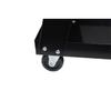 K Tool International 75503 28" x 15" Welding Cart for Garages, Repair Shops and DIY, 100 lbs., Solid Axle, Over-Sized Steel Hub, Powder-Coated Steel Frame, Tilted Top Shelf, (2) Lower Shelves, Black view 4