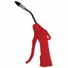 K Tool International 71020 4" Air Blow Gun with Removable Rubber Tip for Garages, Repair Shops and DIY, Lever Control, Insulated Handle, High Impact Plastic, Built-in Hanger Slot, Angled Nozzle, Red view 3