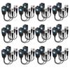 DeguangXin Passive Video Balun 12 Pairs HD-CVI/TVI/AHD Passive Video Balun with Power Connector and RJ45 CAT5 Data Transmitter BNC Twisted Pair view 1