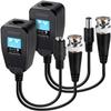 DeguangXin Passive Video Balun 12 Pairs HD-CVI/TVI/AHD Passive Video Balun with Power Connector and RJ45 CAT5 Data Transmitter BNC Twisted Pair view 3