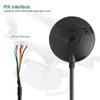 Deegoo-FPV GPS Compass Module+ NEO-M8N+ GPS BDS Module Precision APM Drone Control, GPS Receiver FPV Flight Control Pixhawk Navigation Module for APM PIX PX4, Compatible with APM Port I2C MWC view 3