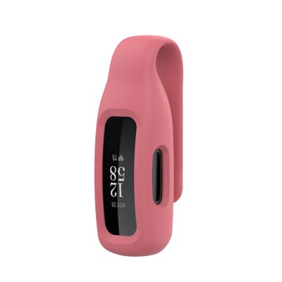 FitTurn Compatible with Fitbit Inspire 2 Clip Steel Clip Holder for Inspire 2 HR Colorful Portable Replacement Accessory Clip Clasp Strap Band for Inspire 2 HR Smartwatch (Rosered)