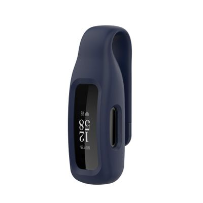 FitTurn Compatible with Fitbit Inspire 2 Clip Steel Clip Holder for Inspire 2 HR Colorful Portable Replacement Accessory Clip Clasp Strap Band for Inspire 2 HR Smartwatch (Navy Blue)