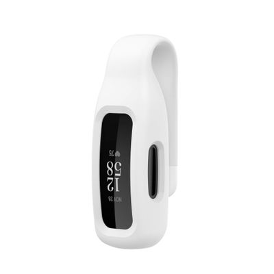 FitTurn Compatible with Fitbit Inspire 2 Steel Clip Holder for HR Colorful Portable Replacement Accessory Clasp Strap Band Smartwatch (White)