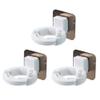 Shower Gel Bottle Bracket Wall-Mounted Storage Rack Set of 3 and Easy to Assemble view 1