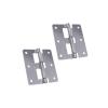 2pcs Suitcase Hinges Durable Practical Professional Efficient Metal Accessory Hinges Loose-leaf for Suitcase Luggage Lug Box DUO ER view 2