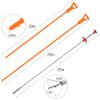 4PCS Drain Augers Hair Drain Clog Remover, Bendable Cleaner, for Kitchen Catcher, Sink, Sewer Cleaning Tool view 2