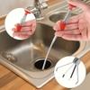 4PCS Drain Augers Hair Drain Clog Remover, Bendable Cleaner, for Kitchen Catcher, Sink, Sewer Cleaning Tool view 3
