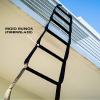 ISOP Hanging Ladder 13 ft | Rope Ladder for Adults & Kids | Fire Escape for 2 Story Homes | Portable & Lightweight view 2