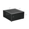 Goodisory SR01 Aluminium Mini-ITX HTPC Soft Router Computer Case Support 6 COM Port (Black) view 2
