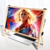 YXCKG Laptop Screen Amplifier, Screen Madnifier for Computer, 21" HD Screen Enlarger Magnifier Glass, Ultra-Clear Anti-Blue Light Enlarger Projector, Working, Watch Videos (Color : Brown) view 1