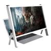 YXCKG Universal Screen Amplifier, Foldable Screen Magnifier for Laptop 21 Inch, 3D Tablet Laptop Screen Amplifier Enlarger, Heightening Physical Screen Magnifying Glass (Color : White) view 1