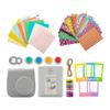 Focus Camera Mini 9 Camera Accessory Bundle with Groovy Case, Album, Frames, Stickers, Filters and Hanging Frame (Smokey White) view 1