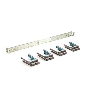 HP ProLiant DL360 G9 8-Bay Upgrade Kit - Rails + 8X 2.5'' SFF Caddies/Sleds (Renewed)