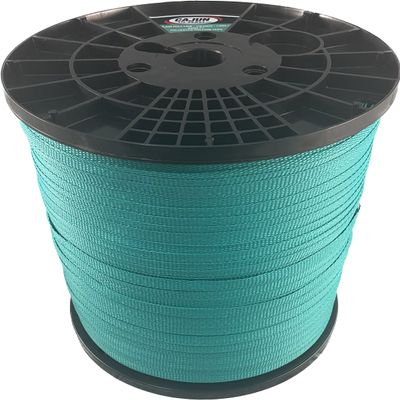 Cajun Pull Line - 1/2 Inch 1,200 lb. Polyester Pulling Tape - Made in USA (Turquoise, 500)
