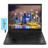 Lenovo ThinkPad E15 Home & Business Laptop (AMD Ryzen 7 4700U 8-Core, 16GB RAM, 256GB PCIe SSD, AMD Radeon Graphics, 15.6" Full HD (1920x1080), WiFi, Bluetooth, Webcam, Win 10 Pro) with Hub view 1