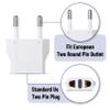 Bates- European Travel Plug Adapter, 3 Pack, US to Europe Plug Adapter Type C, Outlet Converter, USA to Europe, Italy, Spain, Germany, France, EU view 4