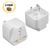 Bates- Universal Travel Plug Adapter, 2 Pack Converts EU UK AU Asia to USA view 2