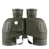 ASDQWER HD Binoculars, Large Eyepiece, Navigation Compass and Rangefinder,Large Object Lens BAK4, Waterproof and Fogproof,FMC Lens,with Multilayer Coated Lenses,Green view 1