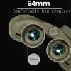 ASDQWER HD Binoculars, Large Eyepiece, Navigation Compass and Rangefinder,Large Object Lens BAK4, Waterproof and Fogproof,FMC Lens,with Multilayer Coated Lenses,Green view 4