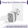 Bates European Travel Adapter with USB - US to Europe Plug Adapter for Travel view 4