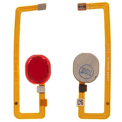 Flat Cable Compatible with Samsung A107F/DS Galaxy A10s, (for Fingerprint Recognition (Touch ID), red)