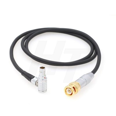 HangTon Timecode Input Cable for RED V-Raptor 8K Komodo 6K Camera BNC to Right Angle EXT 9 Pin