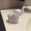 angel3292 Cute Elephant Shaped 7 Color Changing Lamp Night Bedroom Home Decor Gift - White view 4