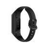 Compatible with Samsung Galaxy Fit 2 SM-R220 Bands, Galaxy Fit 2 Watch Band Colorful Silicone Waterproof Replacement Bracelet Strap for Galaxy Fit 2 Fitness Tracking (Black) view 1