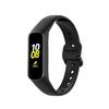 Compatible with Samsung Galaxy Fit 2 SM-R220 Bands, Galaxy Fit 2 Watch Band Colorful Silicone Waterproof Replacement Bracelet Strap for Galaxy Fit 2 Fitness Tracking (Black) view 2