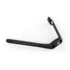 Compatible with Samsung Galaxy Fit 2 SM-R220 Bands, Galaxy Fit 2 Watch Band Colorful Silicone Waterproof Replacement Bracelet Strap for Galaxy Fit 2 Fitness Tracking (Black) view 4