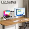 Redbat Monitor and Laptop Mount Stand, Fully Adjustable Monitor Arm with Vented Tray for 13" to 32" LCD Screens and Notebook up to 16", Holds up to 22lbs, VESA Compatible, Dual Mounting Options view 2