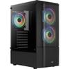 Aerocool QUANTUMMESHV3BK, Black view 1