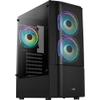 Aerocool QUANTUMMESHV3BK, Black view 3