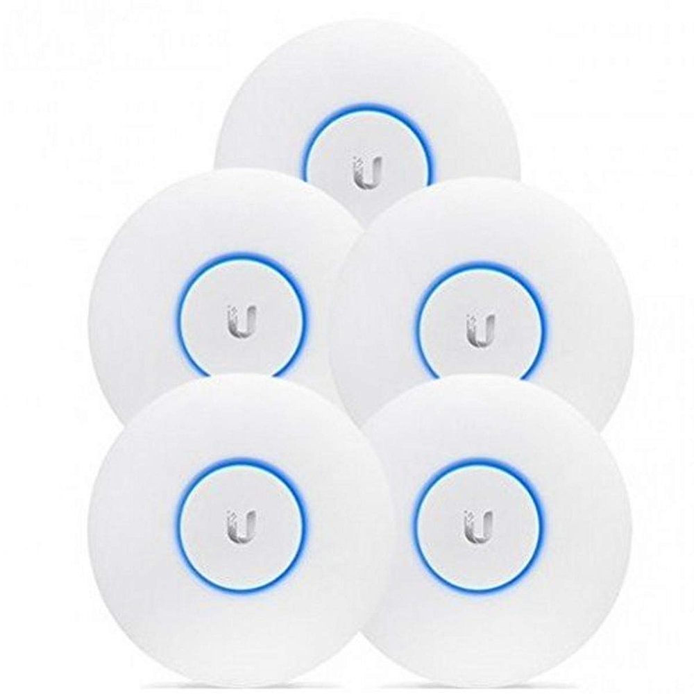 Ubiquiti UniFi UAP-AC-Lite  5-Pack Dual-Band Access Points (2.4GHz/5GHz, 802.11ac, No PoE Adapters), Compact Indoor Wi-Fi Solution for Home or Business (Renewed)