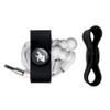 GRAPHICS & MORE Man Pooping on Toilet Funny Headphone Earbud Cord Wrap - Charging Cable Manager - Wire Organizer Set of 2 view 2