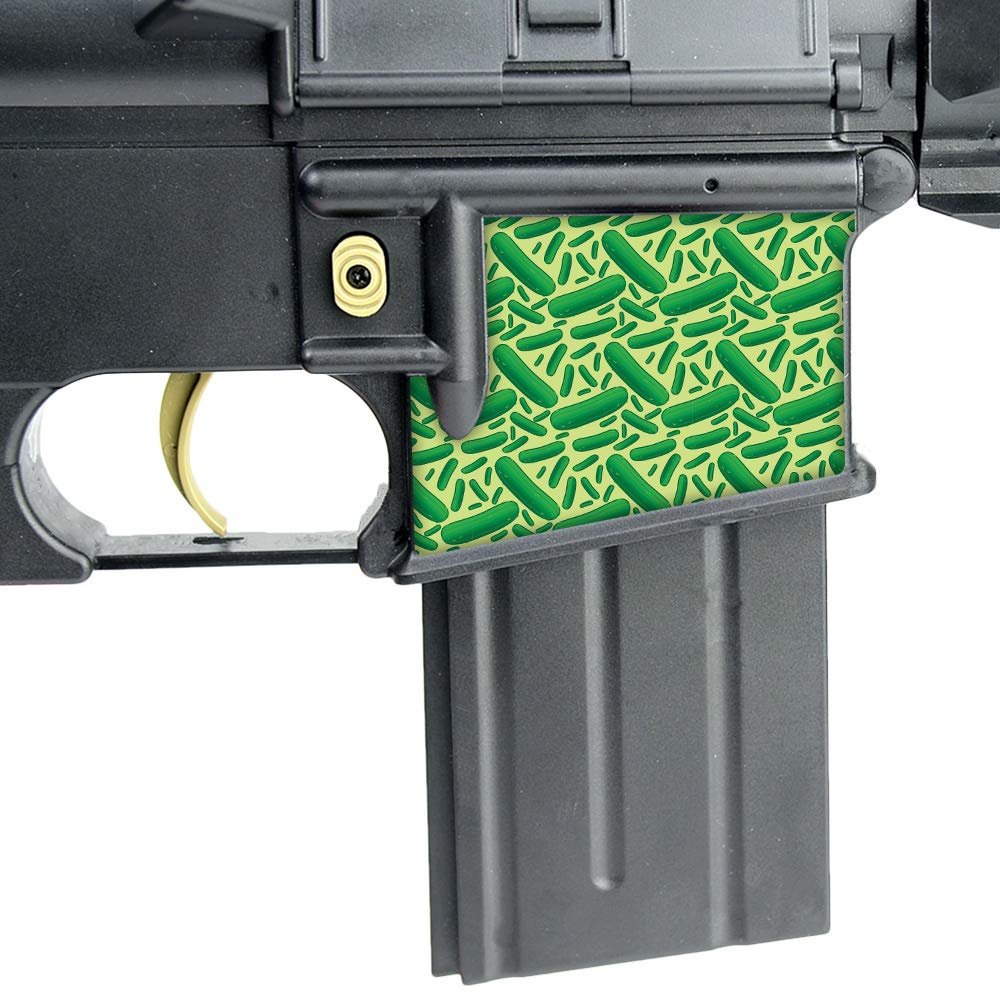 MightySkins GunWraps Skin Compatible with Magwell - Pickles | Protective, Durable, and Unique Vinyl Decal wrap Cover | Easy to Apply, Remove, and Change Styles | Made in The USA