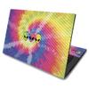 MightySkins Carbon Fiber Skin Compatible with Asus Chromebook C425 14" (2019) - Groovy Aliens | Protective, Durable Textured Carbon Fiber Finish | Easy to Apply and Change Style | Made in The USA view 1