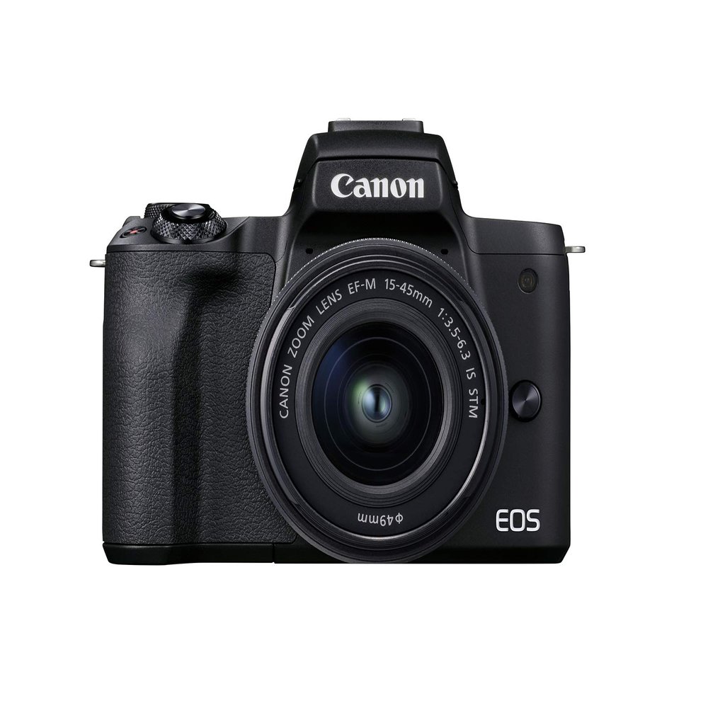 Canon EOS M50 Mark II + EF-M 15-45mm is STM Kit Black (Renewed)