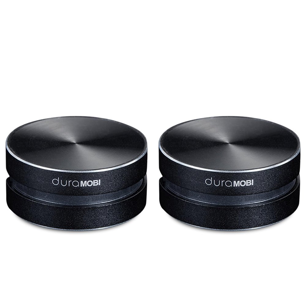 Docooler Bone Conduction Speaker, Mini Bone Conduction Portable Speaker, Small Speaker, Wireless Speaker Stereo Bass Sound Creative Portable Speaker, Built-in Mic Sound for Home,Outdoor (Black 2 Pack)
