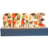 Forever Rose Flowers Light with Personalized Custom Letter Lamp, Eternal Rose Flower Night Light for Birthday Thanksgiving Christmas view 1