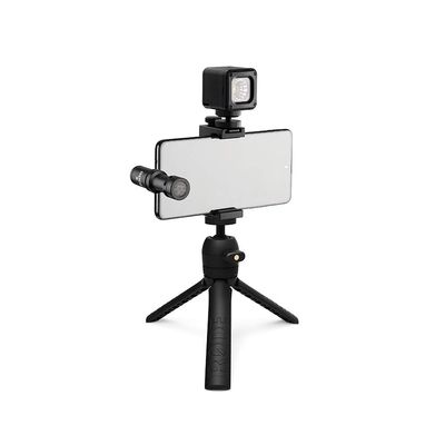 RDE Vlogger Kit Complete Mobile Filmmaking with High-quality Microphone, Tripod, LED Light and Accessories for Content Creation (USB-C Edition for Smartphones with USB-C Connector)