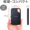SanDisk Portable SSD 1TB USB3.2Gen2 Read Up to 1050MB/s Splashproof Dustproof SDSSDE61-1T00-GH25 Extreme Portable Win Mac PS4 Eco Package view 3