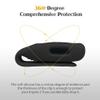 HSWAI 3-Pack Clips Replacement for Fitbit Inspire 2/Fitbit Inspire 3, Soft Comfortable Silicone Clip 360Protection Holder Accessory Compatible with Fibit Inspire 2/3Black/Wine Red/Slate view 3