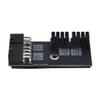 cablecc Dual ATX 8Pin Female to 6+8pin Male 180 Degree Right Angled Power Adapter for NVIDIA 3080 3090 Graphics Card GPU view 2