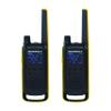 Motorola T470 Talkabout Two Way Radios, Long Range Emergency Rechargeable Waterproof Walkie Talkies 22 Channel, 35 Mile outdoor Black Yellow, 2 Pack view 1