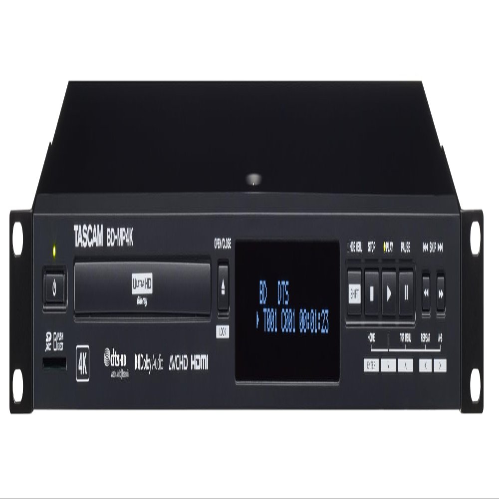 Tascam BD-MP4K Professional-Grade 4K UHD Blu-Ray Player