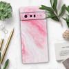 Design Skinz Marbleized Pink Paradise V6 - Full-Body Cover Wrap Decal Skin-Kit Compatible with The Google Pixel 4 XL (Full-Body, Screen Trim & Back Skin) view 3